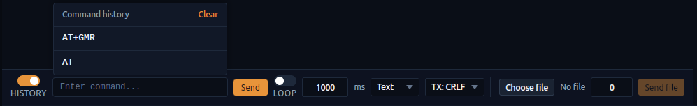 Command bar